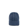 BERRETTO BLU A trecce in cashmere