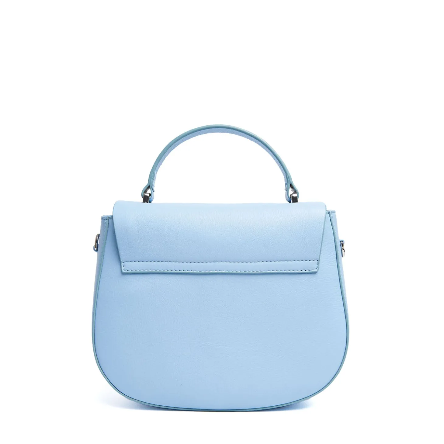 BORSA CLEO AZZURRA In pelle liscia