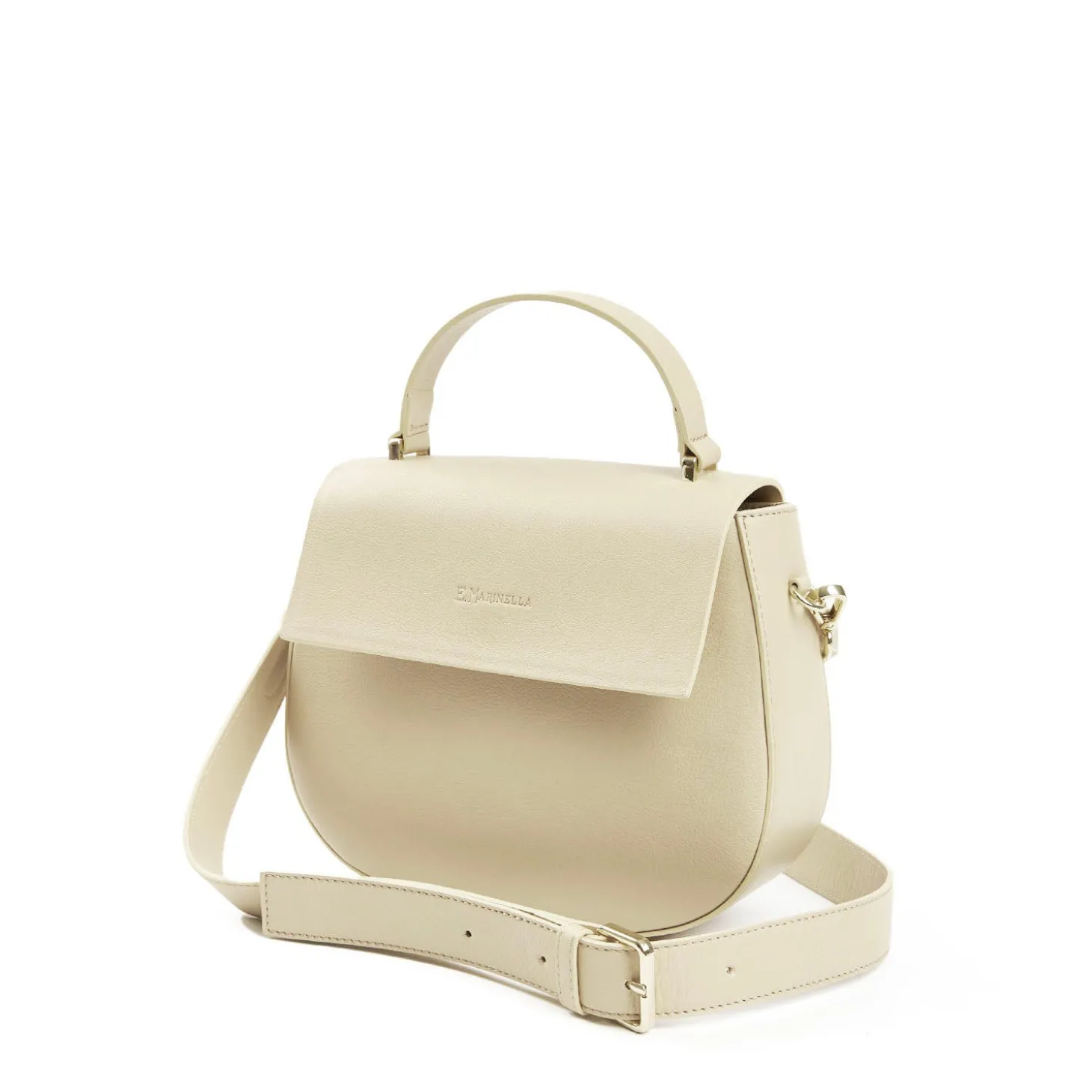 BORSA CLEO BEIGE In pelle liscia