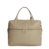 BORSA DA VIAGGIO BEIGE In pelle martellata