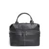 BORSA DA VIAGGIO NERA In pelle martellata