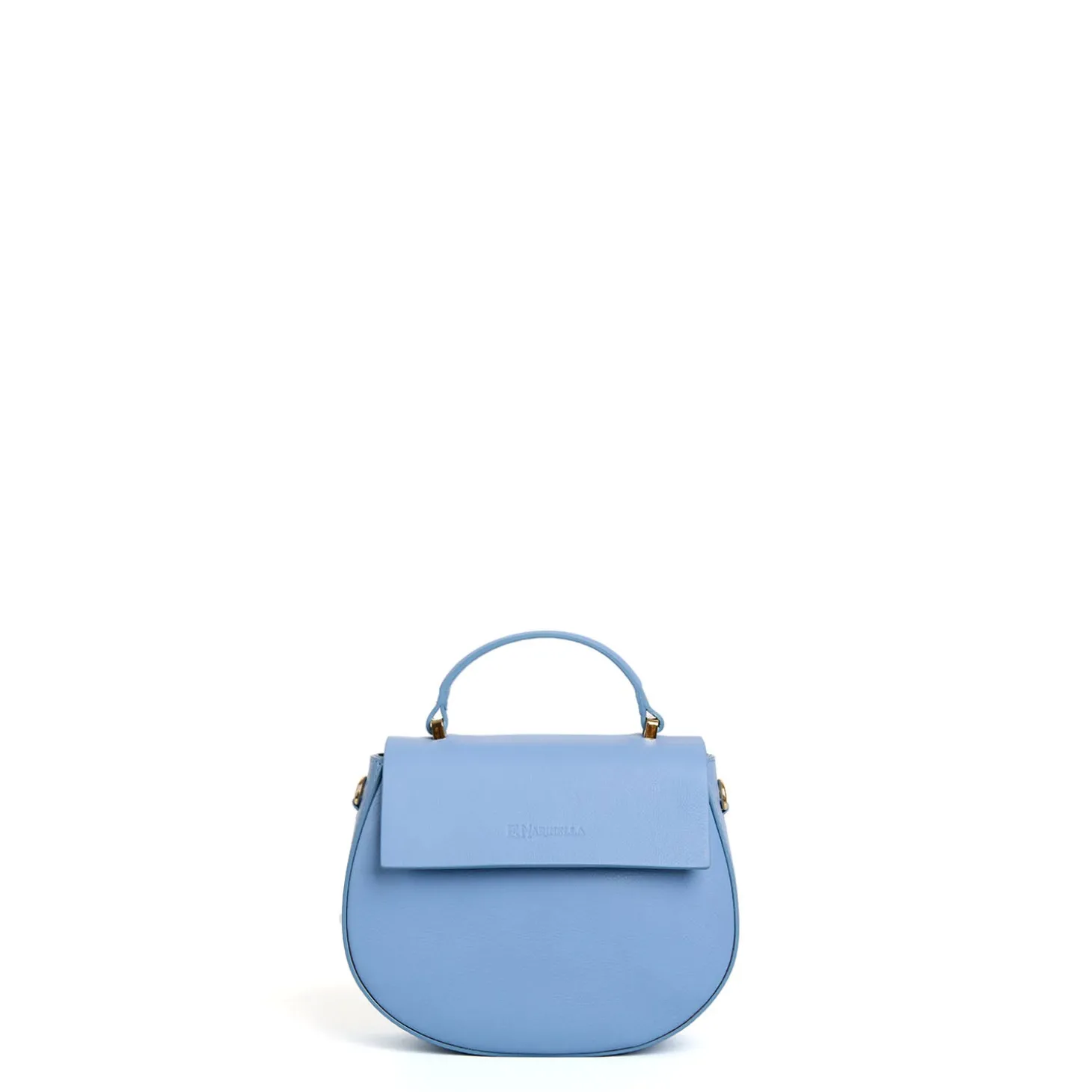 BORSA MINI CLEO AZZURRA In pelle liscia