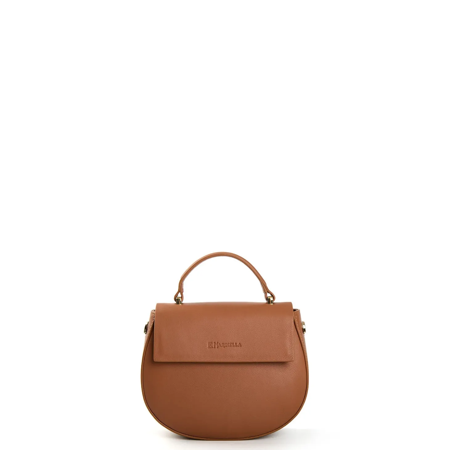 BORSA MINI CLEO CUOIO In pelle liscia
