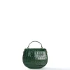 BORSA MINI CLEO VERDE Stampa coccodrillo