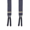 BRETELLE EM BLU SCURO In raso di seta 3,5 cm