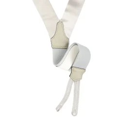 BRETELLE GRIGIO CHIARO In raso di seta 3,5 cm