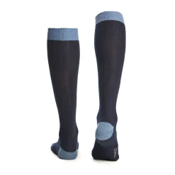 CALZE LUNGHE BICOLORE BLU E AZZURRE Tinta unita