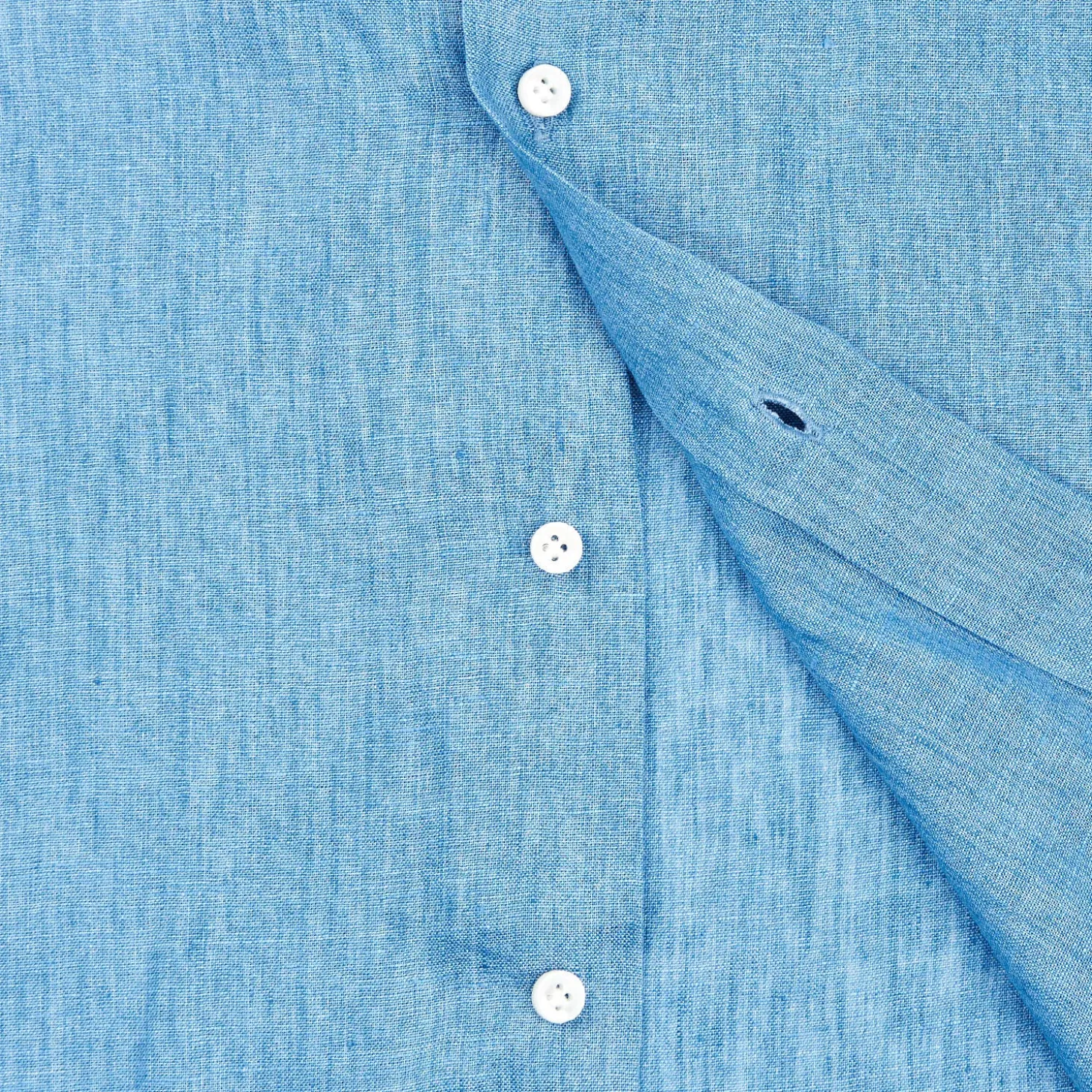 CAMICIA IN LINO BLUETTE Con bottoni in madreperla