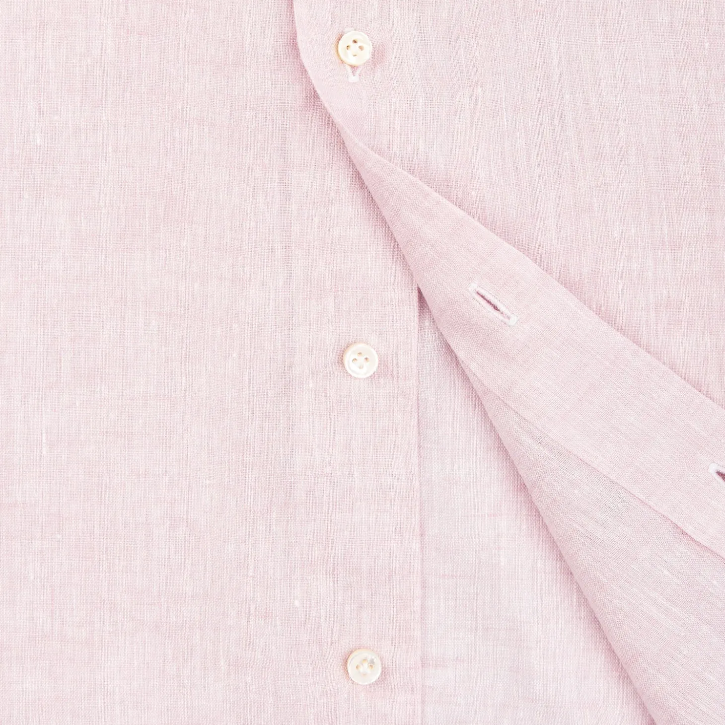 CAMICIA IN LINO LILLA Con bottoni in madreperla