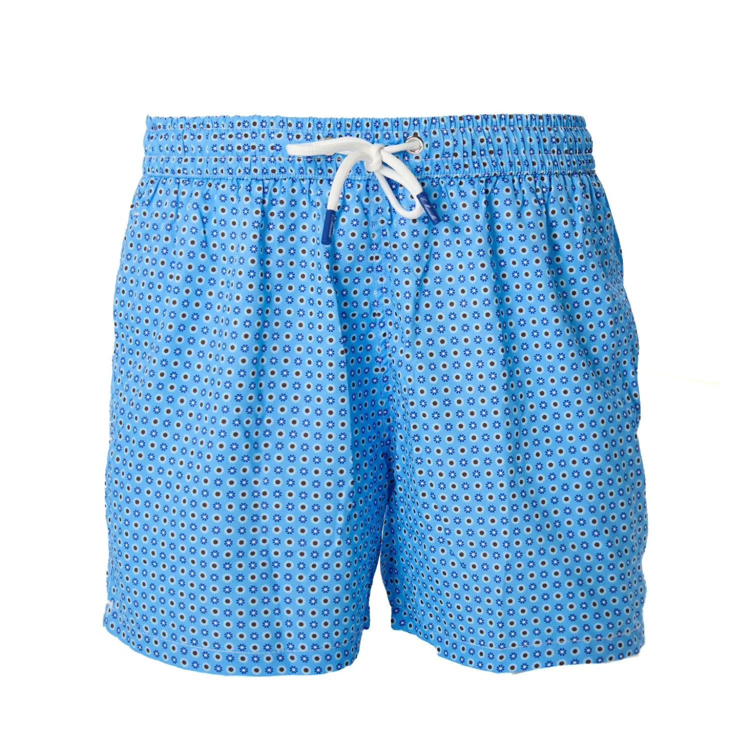 COSTUME DA BAGNO AZZURRO Macrofantasia fiore