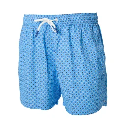 COSTUME DA BAGNO AZZURRO Macrofantasia fiore