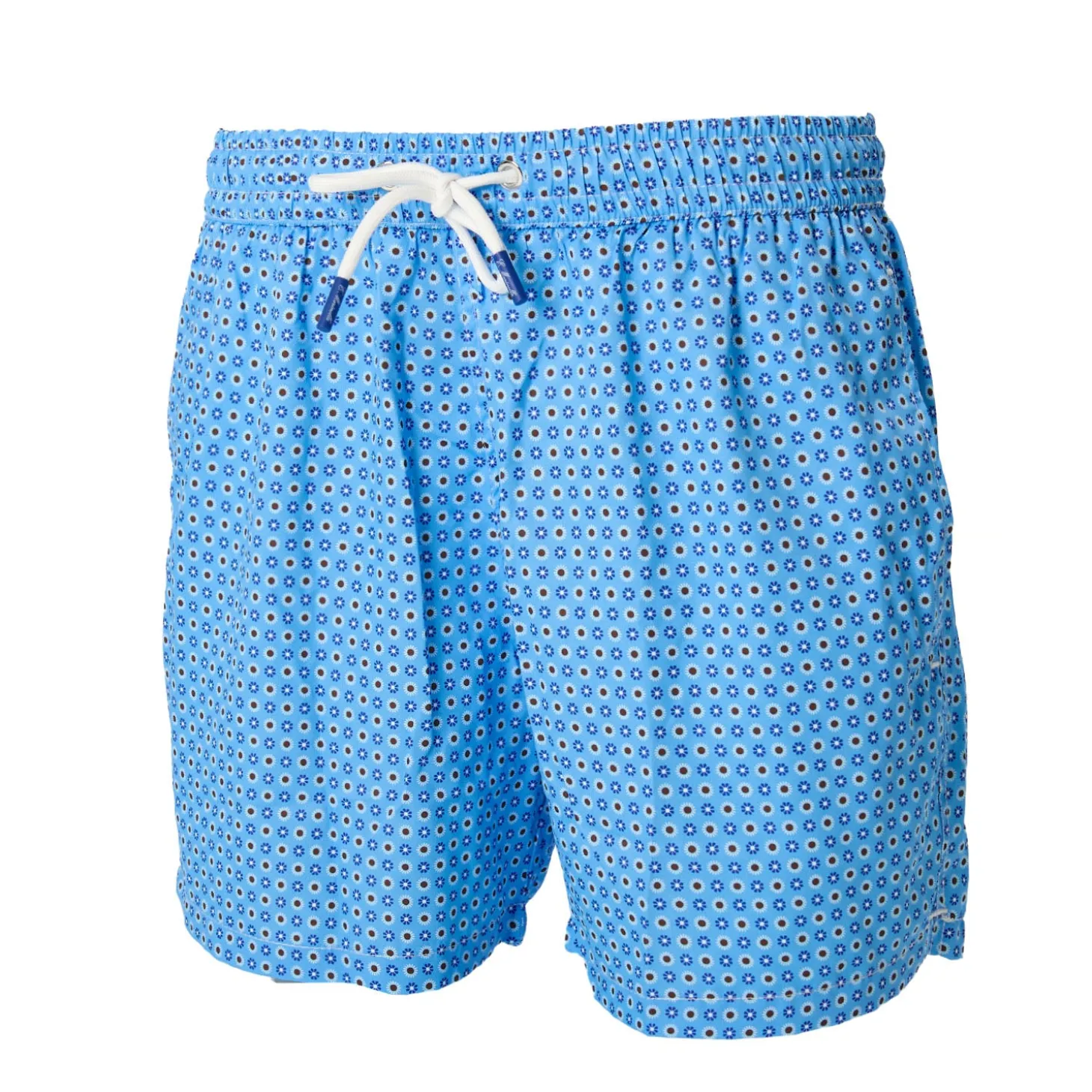 COSTUME DA BAGNO AZZURRO Macrofantasia fiore