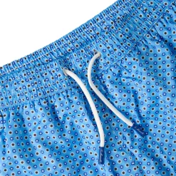 COSTUME DA BAGNO AZZURRO Macrofantasia fiore