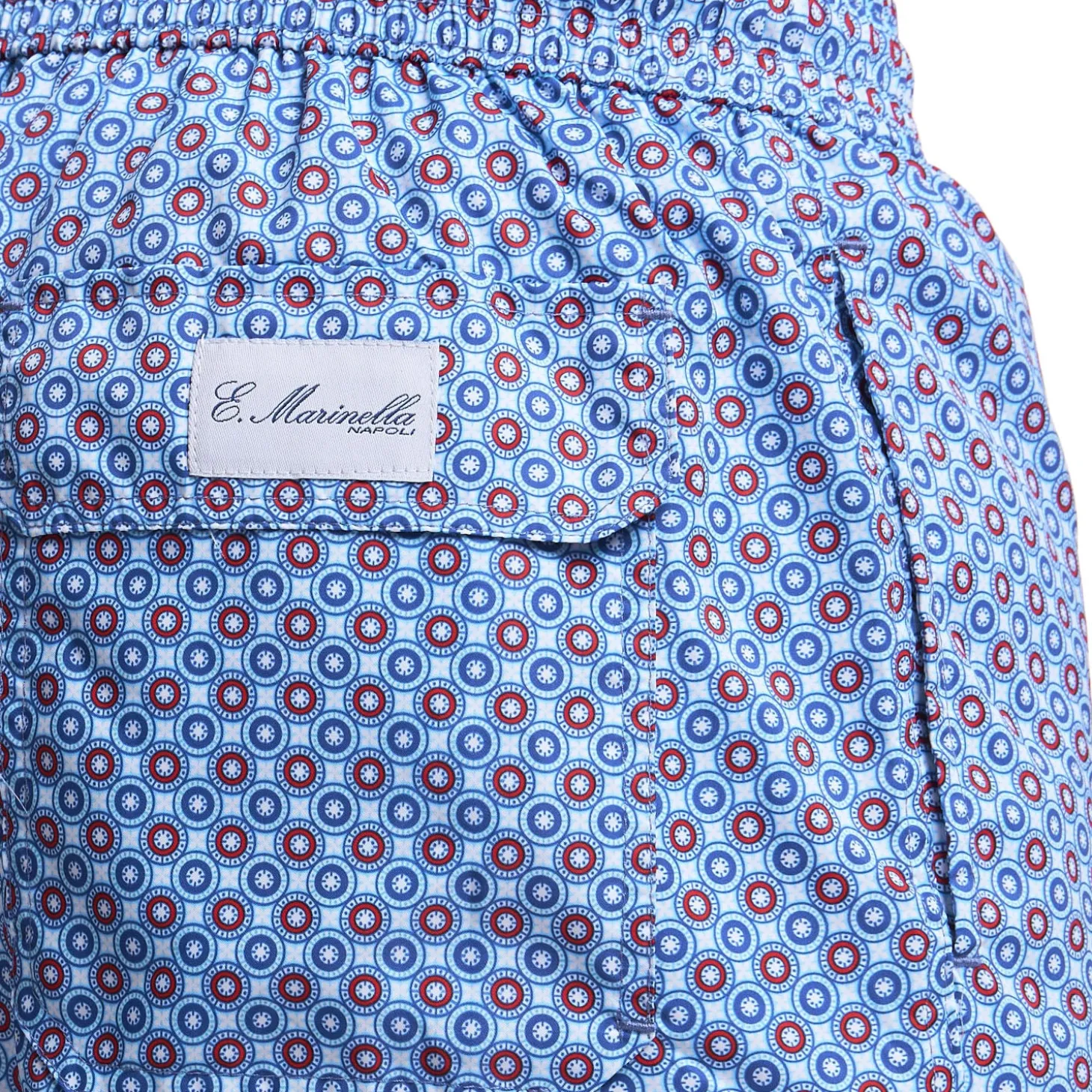 COSTUME DA BAGNO AZZURRO Macrofantasia fiore
