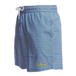 COSTUME DA BAGNO AZZURRO POLVERE Macrofantasia fiore