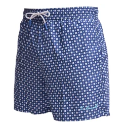 COSTUME DA BAGNO BLU SCURO Macrofantasia fiore
