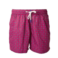 COSTUME DA BAGNO FUCSIA Microfantasia fiore