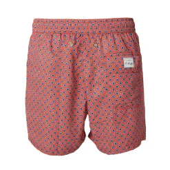 COSTUME DA BAGNO ROSSO Microfantasia fiore