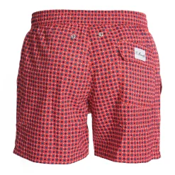 COSTUME DA BAGNO ROSSO Microfantasia fiore