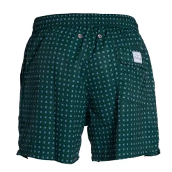 COSTUME DA BAGNO VERDE SCURO Macrofantasia fiore