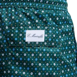 COSTUME DA BAGNO VERDE SCURO Microfantasia fiore