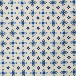 COSTUME INTERO BLU Microfantasia floreale