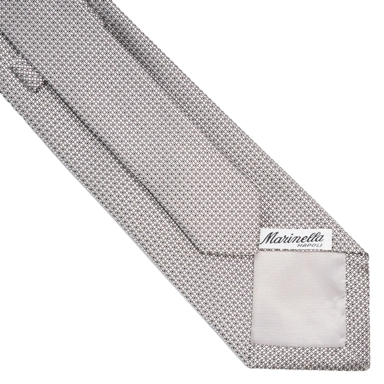 CRAVATTA CERIMONIA GRIGIO CHIARO In seta jacquard