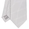 CRAVATTA CERIMONIA GRIGIO CHIARO In seta jacquard