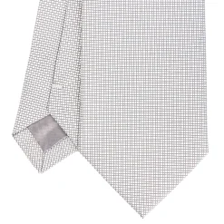 CRAVATTA CERIMONIA GRIGIO CHIARO In seta jacquard