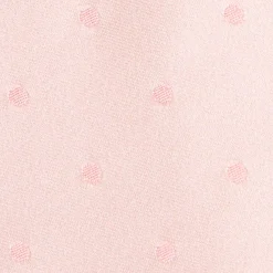 CRAVATTA CERIMONIA IN RASO DI SETA ROSA Pois