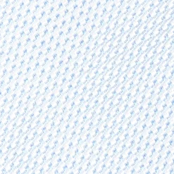 CRAVATTA CERIMONIA IN SETA JACQUARD AZZURRA Microfantasia geometrica