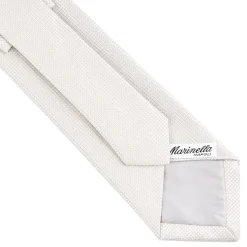 CRAVATTA CERIMONIA In seta jacquard grigio chiaro