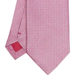 CRAVATTA CERIMONIA ROSA In seta jacquard
