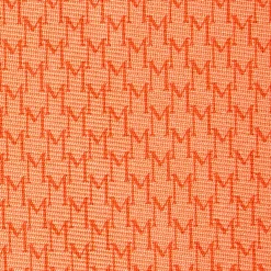 CRAVATTA DONNA IN SETA STAMPATA ARANCIONE Micorfantasia m geometrica