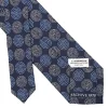 CRAVATTA IN SETA BLU Collezione archivio anno 1978