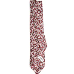 CRAVATTA IN SETA BORDEAUX Collezione archivio anno 1952