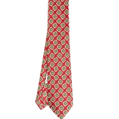 CRAVATTA IN SETA ROSSA Collezione archivio anno 1930