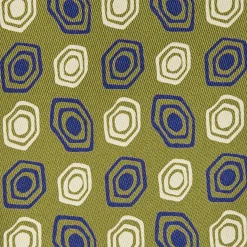 CRAVATTA IN SETA VERDE OLIVA Collezione archivio anno 1974
