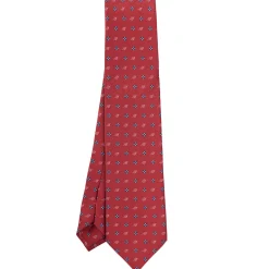 CRAVATTA SARTORIALE CLASSICA IN SETA BORDEAUX E.marinella x fitp