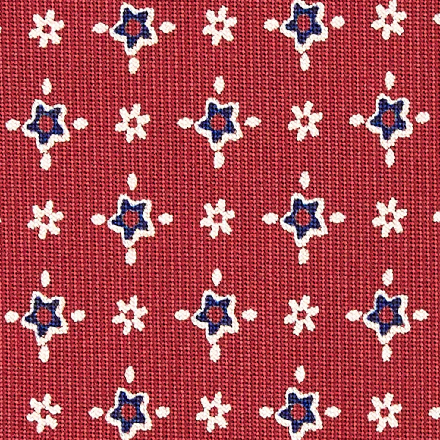 CRAVATTA SARTORIALE CLASSICA IN SETA BORDEAUX Macrofantasia fiore