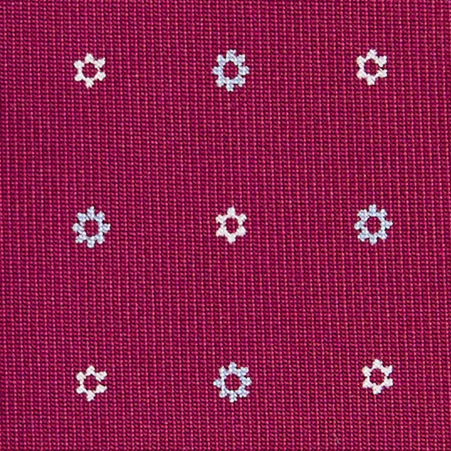 CRAVATTA SARTORIALE CLASSICA IN SETA FUCSIA Microfantasia fiore