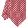 CRAVATTA SARTORIALE CLASSICA IN SETA BORDEAUX Microfantasia fiore