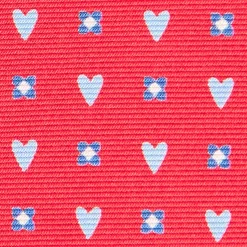 CRAVATTA SARTORIALE CLASSICA IN SETA ROSSA Collezione san valentino