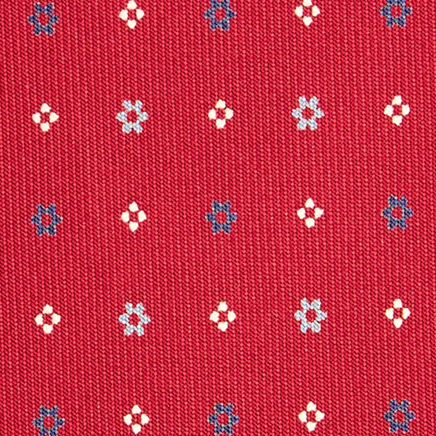 CRAVATTA SARTORIALE CLASSICA IN SETA BORDEAUX Microfantasia fiore