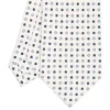 CRAVATTA SARTORIALE CLASSICA IN SETA BIANCA Microfantasia fiore