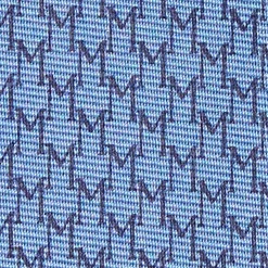 CRAVATTA SARTORIALE CLASSICA IN SETA AZZURRO POLVERE Microfantasia m geometrica