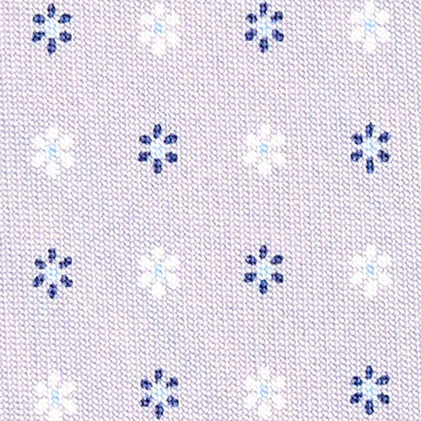 CRAVATTA SARTORIALE CLASSICA IN SETA GRIGIO CHIARO Microfantasia fiore
