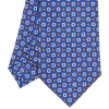 CRAVATTA SARTORIALE CLASSICA IN SETA BLUETTE Microfantasia fiore