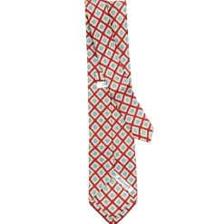 CRAVATTA SARTORIALE EXTRA LONG IN SETA ROSSA Collezione heritage
