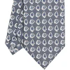 CRAVATTA SARTORIALE EXTRA LONG IN SETA GRIGIO SCURO Collezione heritage